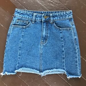 Jean skirt